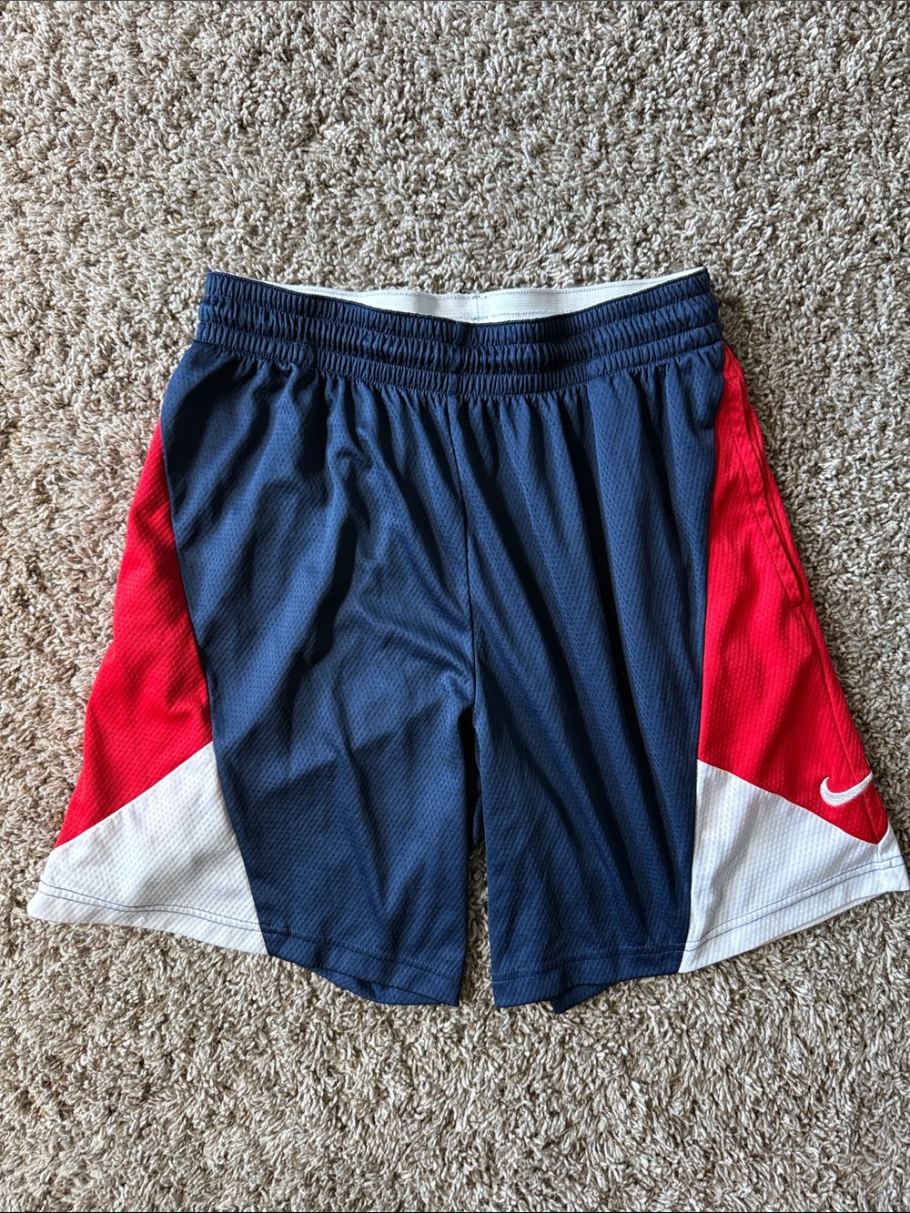 Nike Dri-FIT Rival Men's Basketball Shorts ‘Navy/Red/White’